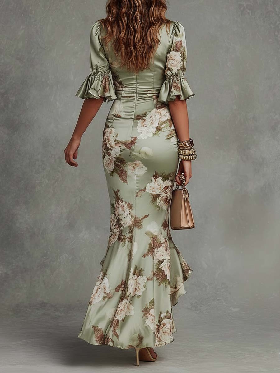 ANASTELLE | Satin Maxi