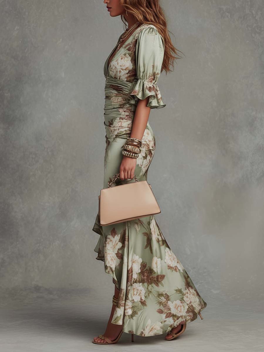 ANASTELLE | Satin Maxi