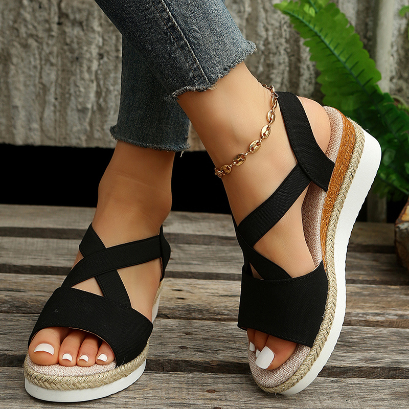 Kristy | Chic Crisscross Sandals