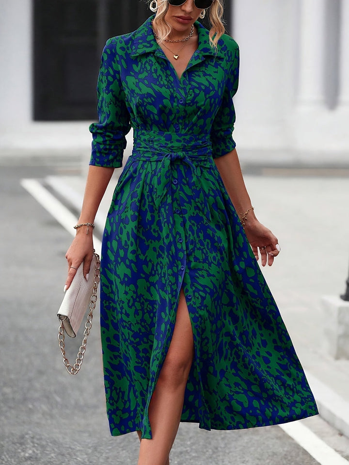 Zafira™ | Geometric Shirt Dress