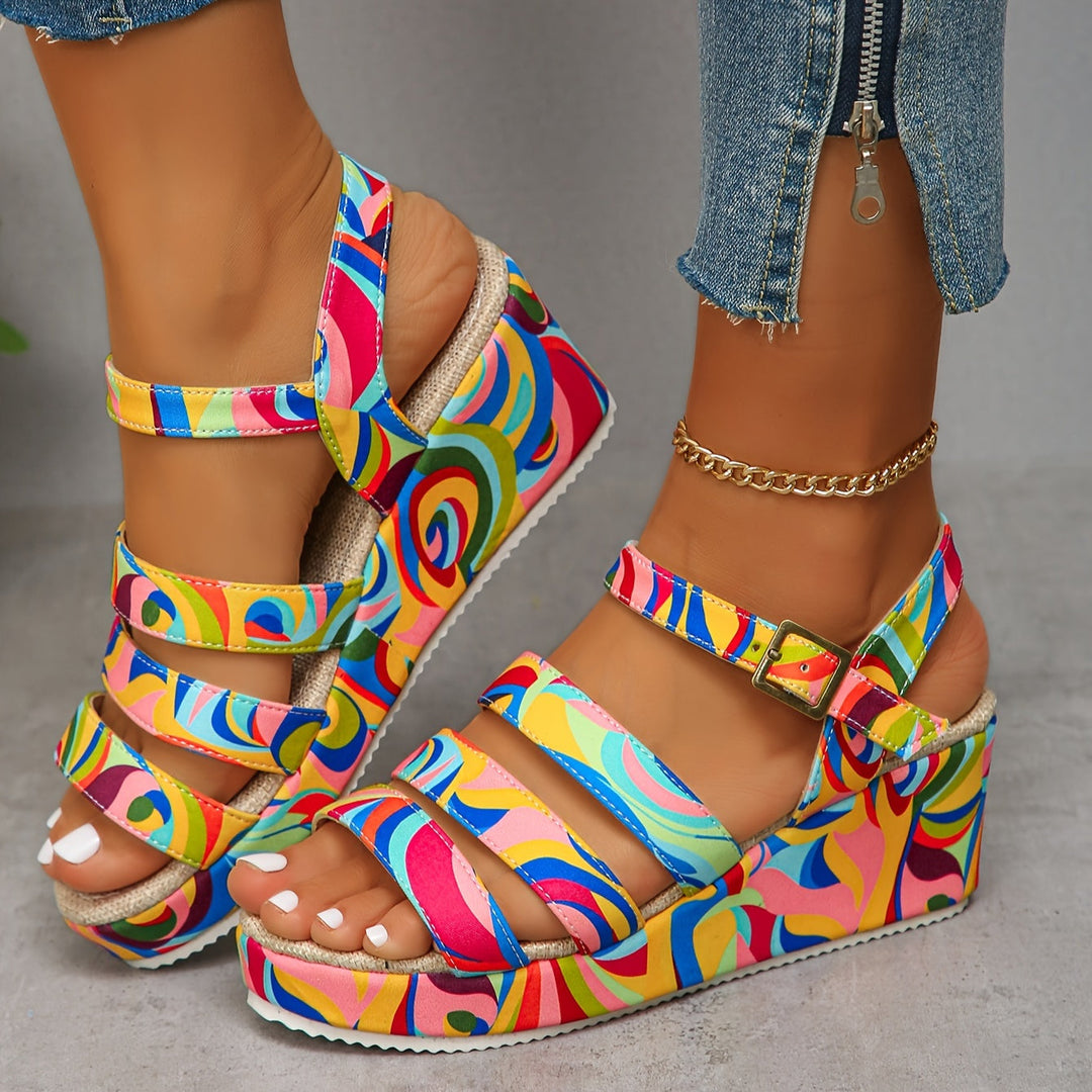 Isabella | Platform Ankle Strap Sandals