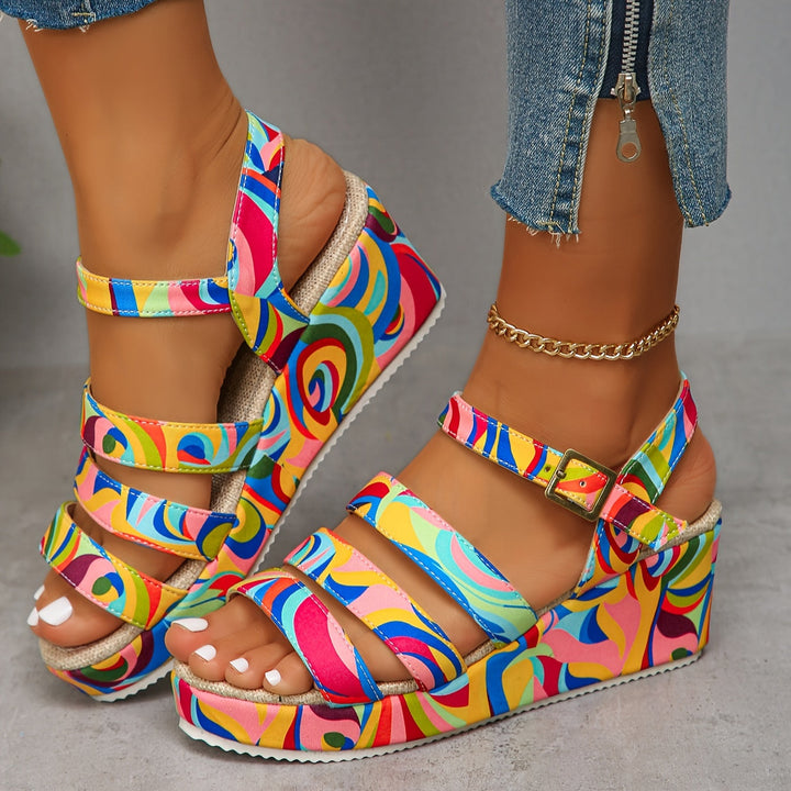 Isabella | Platform Ankle Strap Sandals