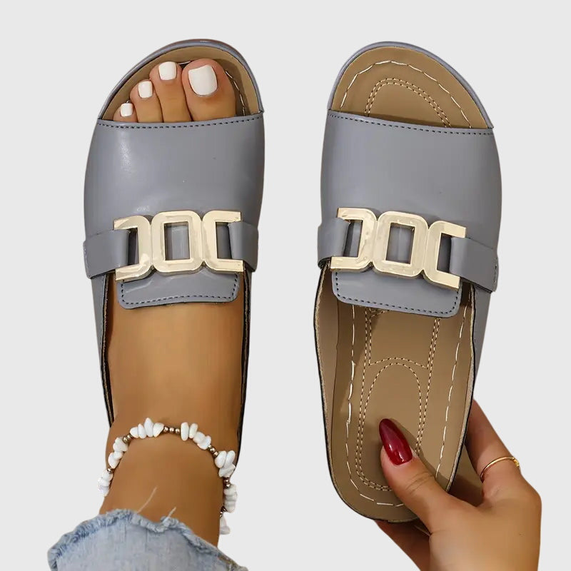 Emily | Cozy Buckle Sandals