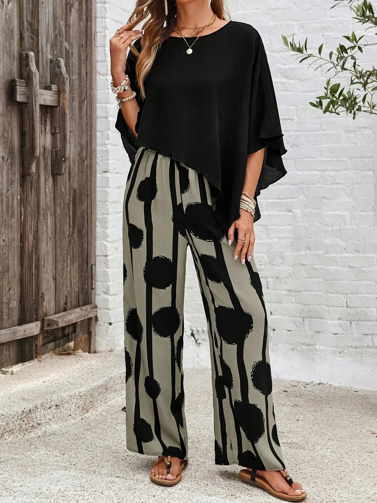 Kalliope -  Comfortable Waist Two-Piece Set