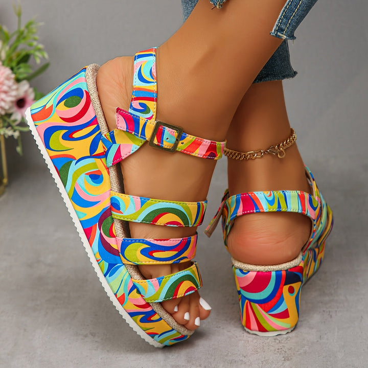 Isabella | Platform Ankle Strap Sandals