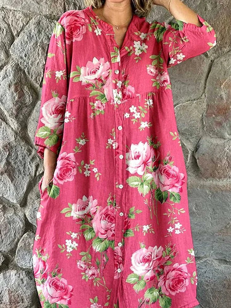 Lysandra | Art Floral Dress