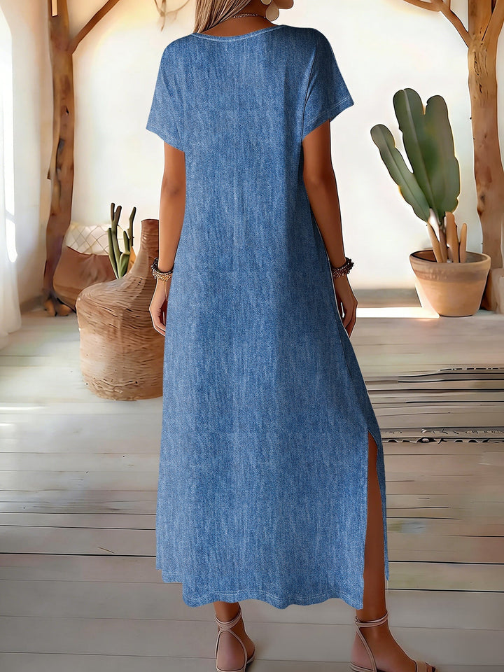 Helen | Denim Stylish Retro Dress