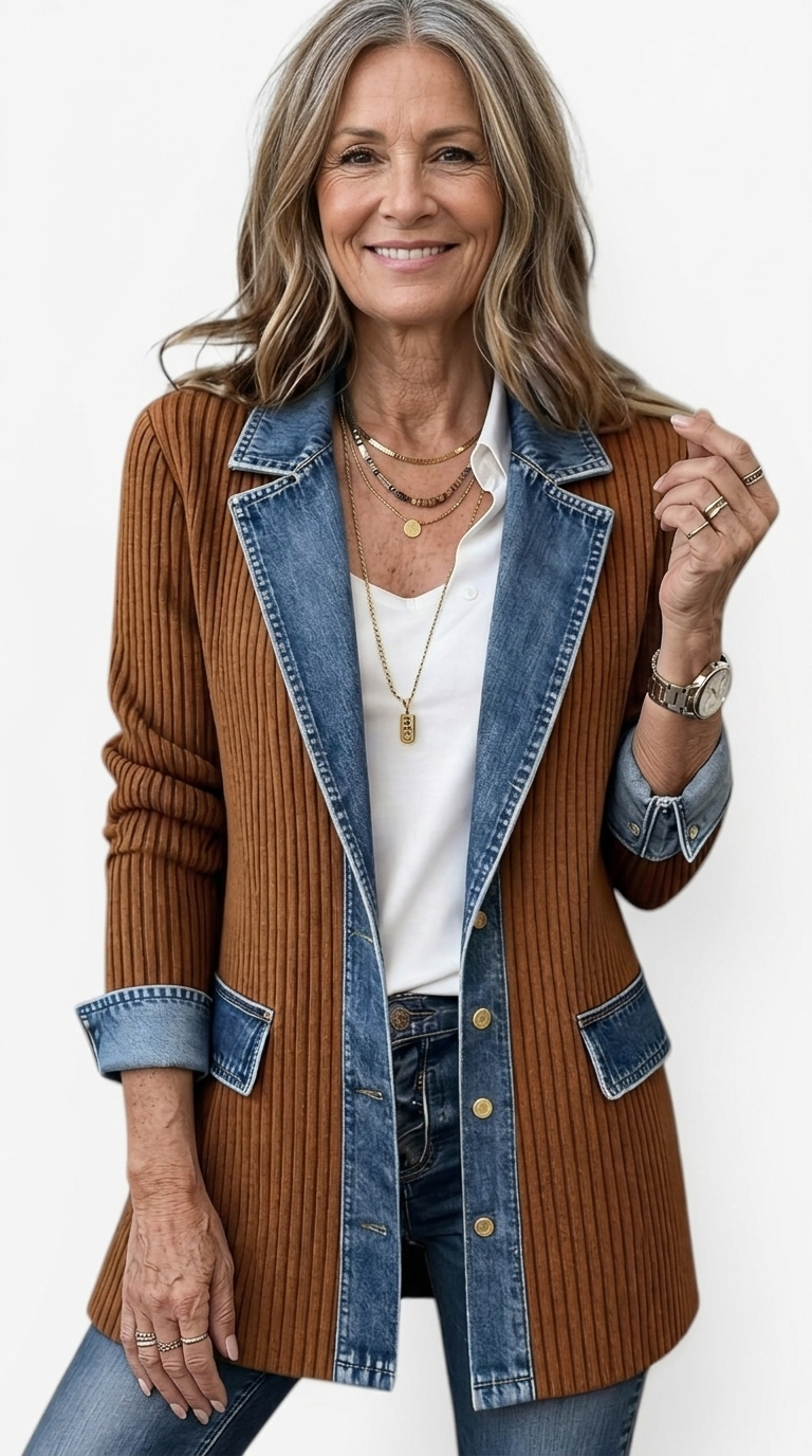 Margaret | Mixed Jacket