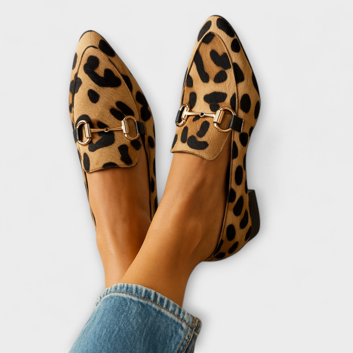 Aurora | Elegant Leopard Loafers