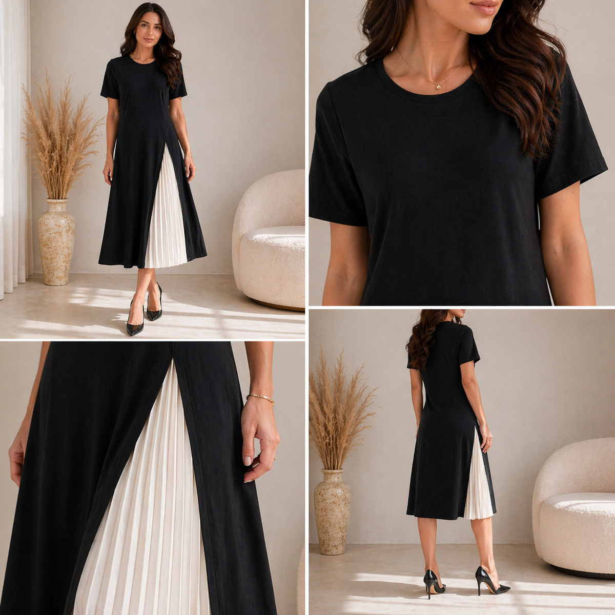 MONIKA | Pleated Midi