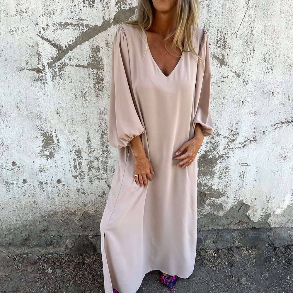Katrina | Long Boho Dress with Pockets