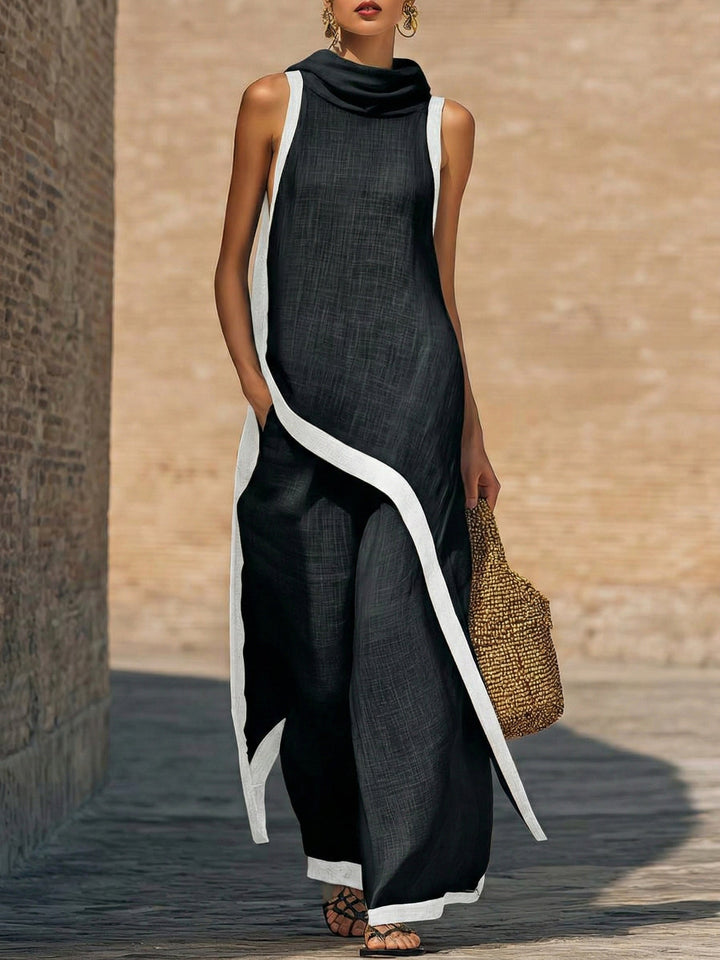 Marisol | Sleeveless Top & Wide-Leg Pants Two-Piece Set