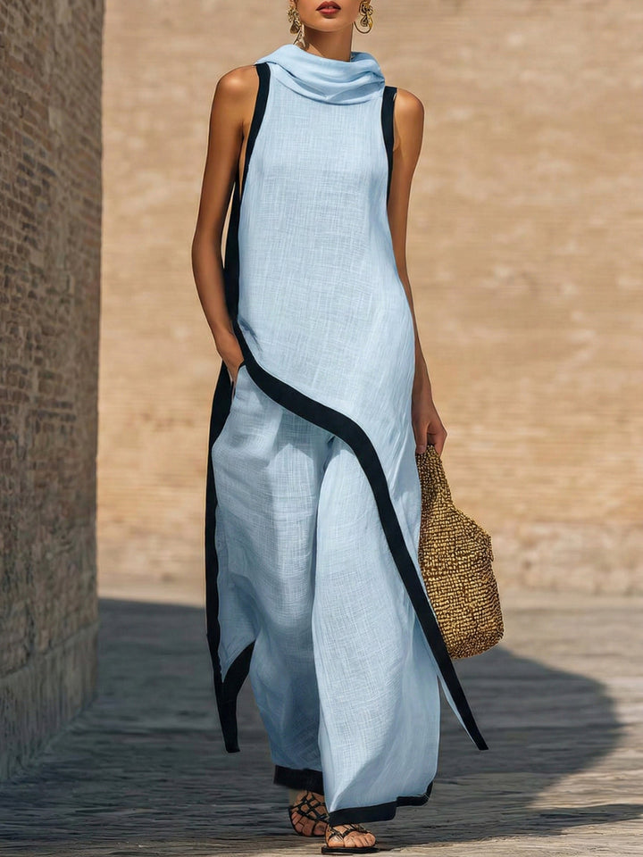 Marisol | Sleeveless Top & Wide-Leg Pants Two-Piece Set