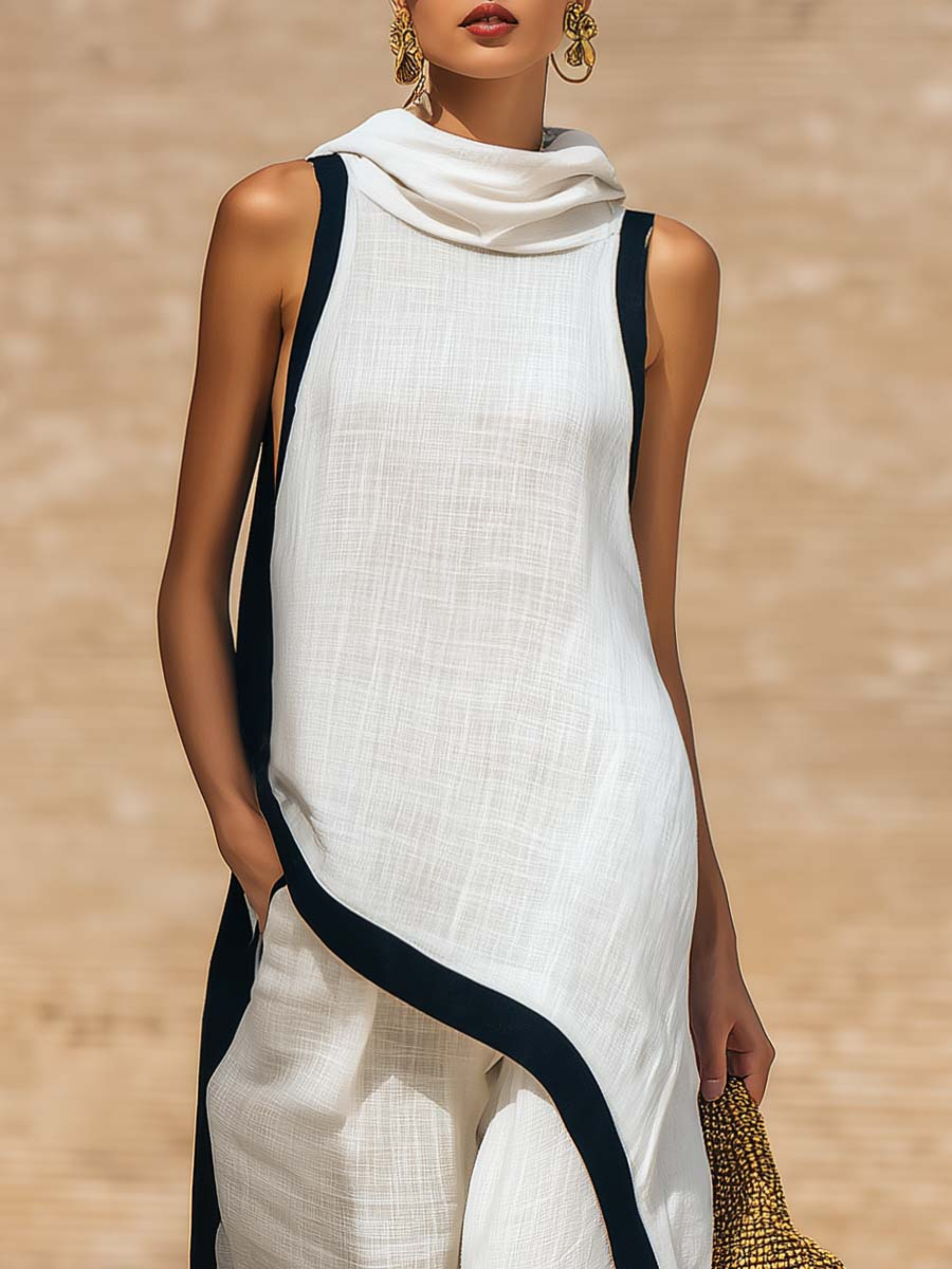 Marisol | Sleeveless Top & Wide-Leg Pants Two-Piece Set