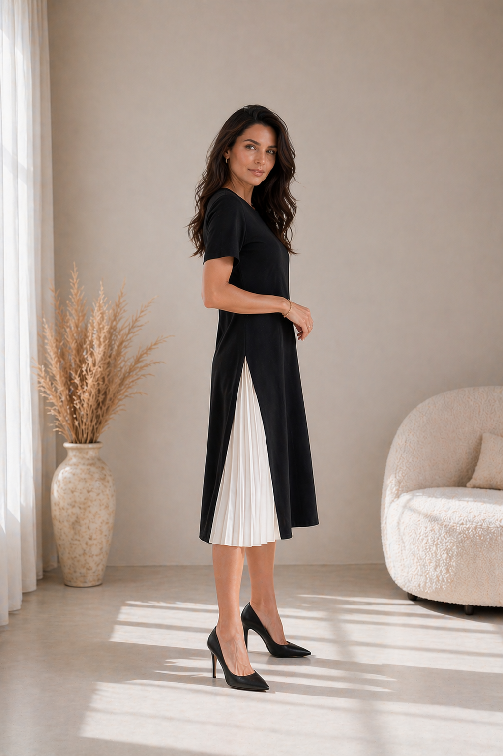 MONIKA | Pleated Midi